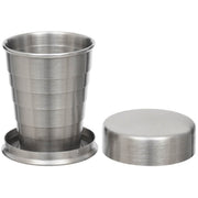 Trinkbecher, Teleskop, Edelstahl, 4 cl-Essen/Trinken/Kochen-Krisenbedarf