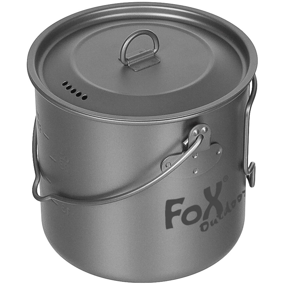 Topf, Titan, klein, mit Deckel, Klappgriffe, ca. 1,1 l-Essen/Trinken/Kochen-Krisenbedarf