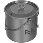 Topf, Titan, klein, mit Deckel, Klappgriffe, ca. 1,1 l-Essen/Trinken/Kochen-Krisenbedarf