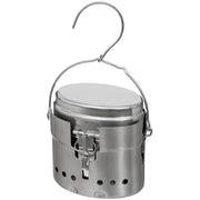 Schwed. Kochset, M40, Edelstahl, 3-teilig-Essen/Trinken/Kochen-Krisenbedarf
