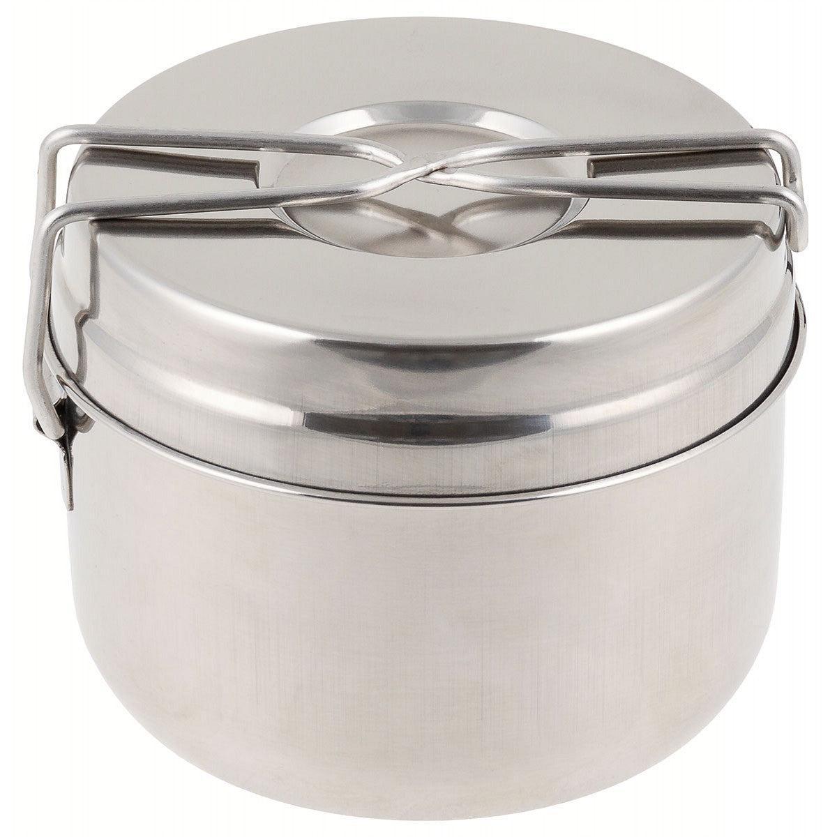CZ Kochgeschirr, Edelstahl, 3-teilig-Essen/Trinken/Kochen-Krisenbedarf
