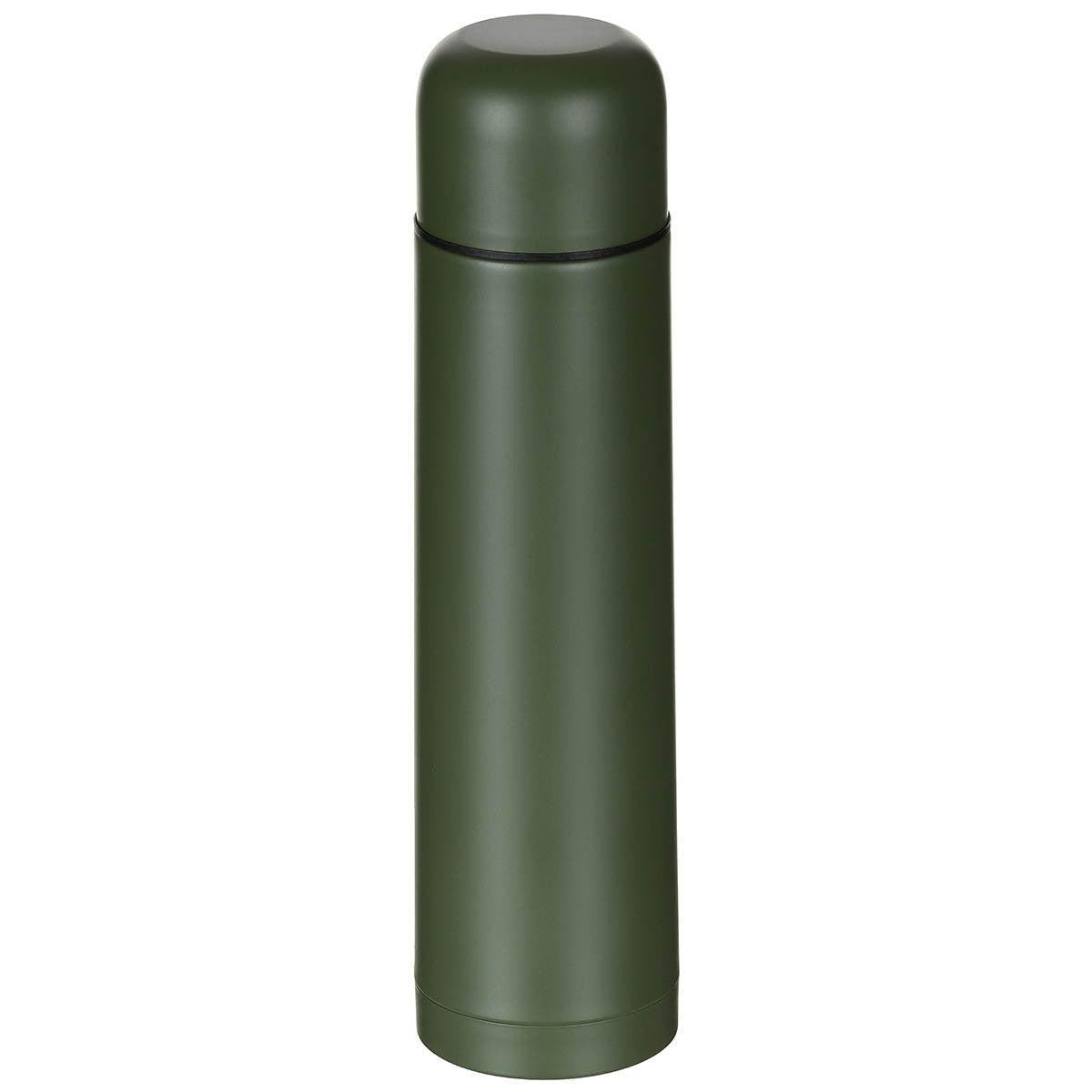 Vakuum-Thermoskanne, 1 l, oliv-33 Essen/Trinken/Kochen-Krisenbedarf