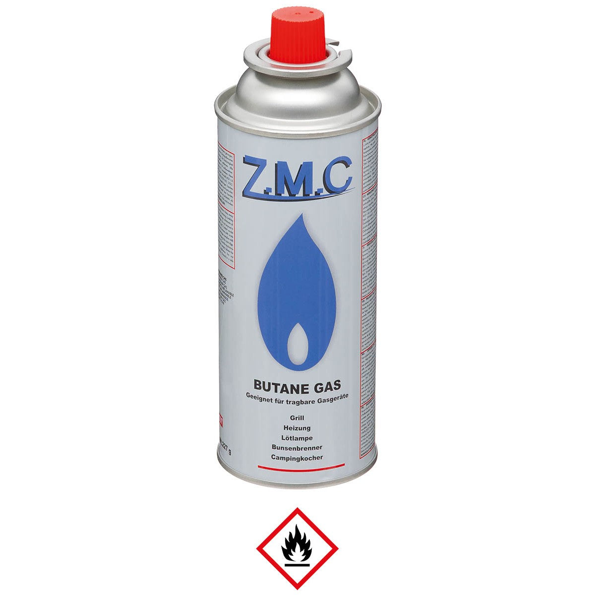 28x Ventil-Gaskartusche, Butan, 227 g (400 ml)