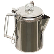 Kaffeekanne, mit Perkolator, Edelstahl, für 9 Tassen-Essen/Trinken/Kochen-Krisenbedarf