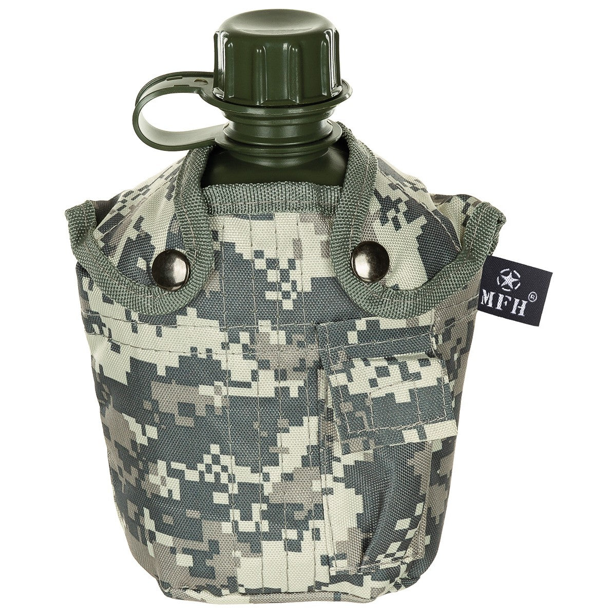 US Plastikfeldflasche, 1 l, Hülle, AT-digital-33 Essen/Trinken/Kochen-Krisenbedarf