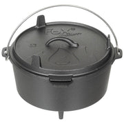 Feuertopf, "Dutch Oven", Gusseisen, ca. 5,7 l-33 Essen/Trinken/Kochen-Krisenbedarf