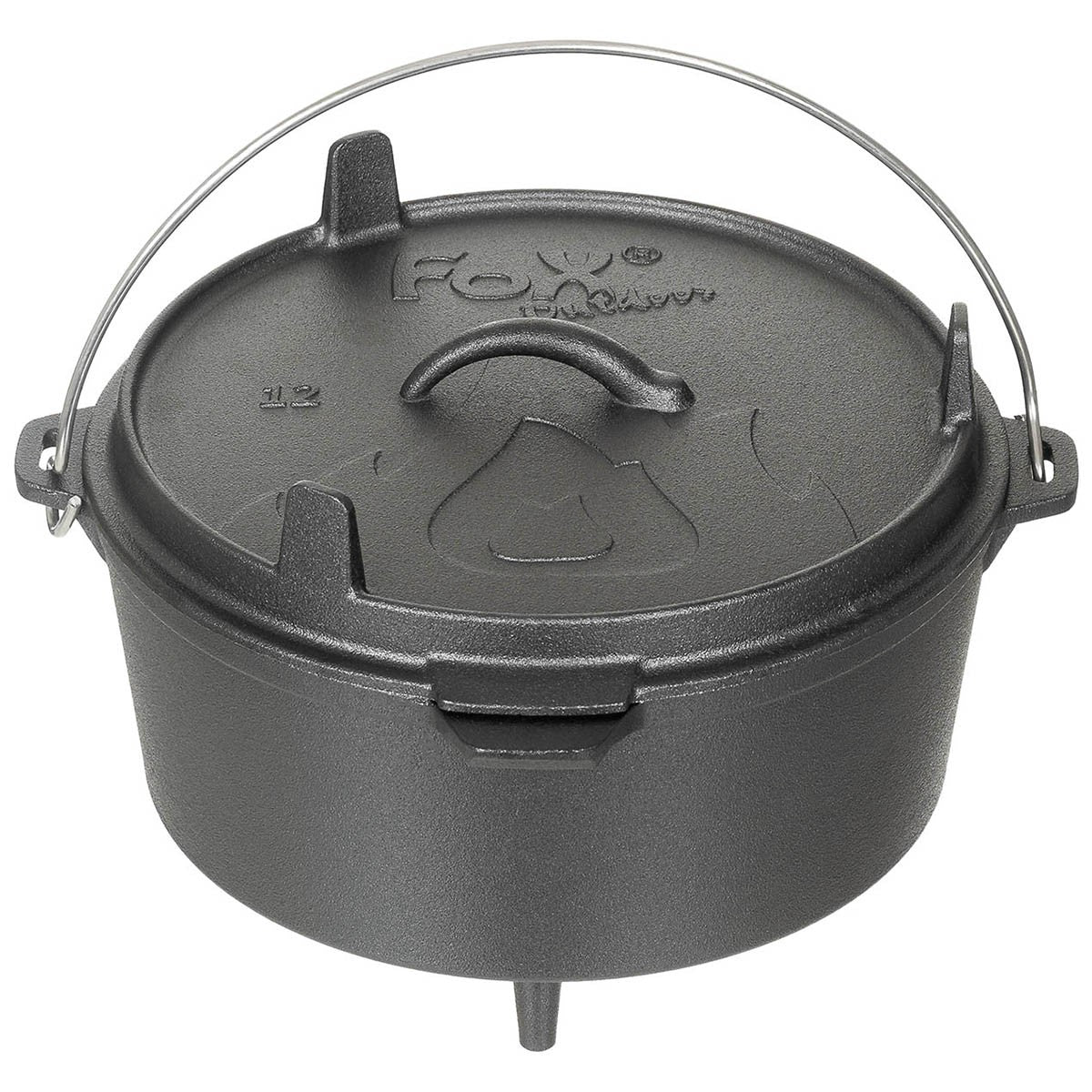 Feuertopf, "Dutch Oven", Gusseisen, ca. 5,7 l-33 Essen/Trinken/Kochen-Krisenbedarf