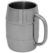 Krug, "Fass", Edelstahl, 1 l, doppelwandig-Essen/Trinken/Kochen-Krisenbedarf