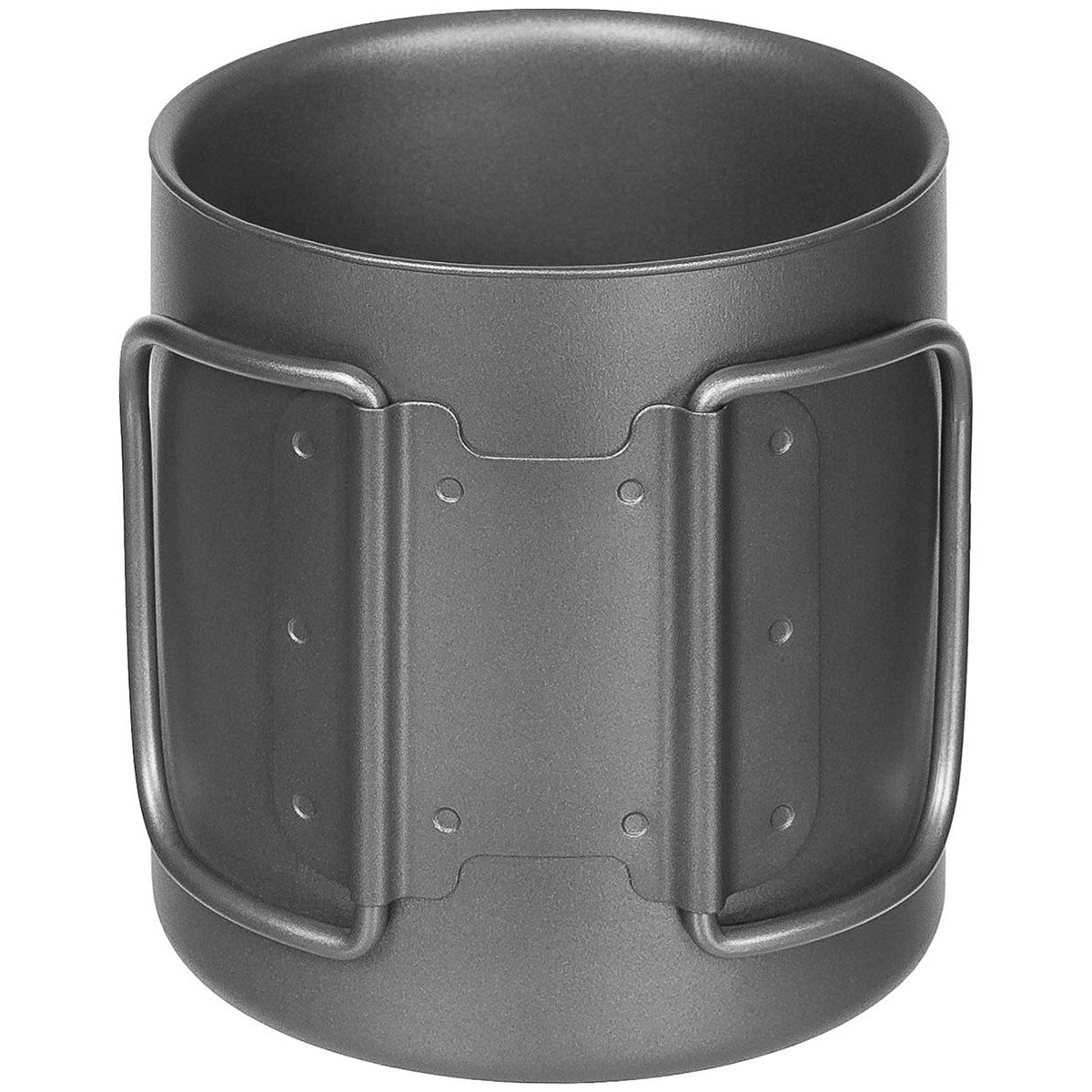 Tasse, Titan, Klappgriffe, doppelwandig, ca. 300 ml-Essen/Trinken/Kochen-Krisenbedarf