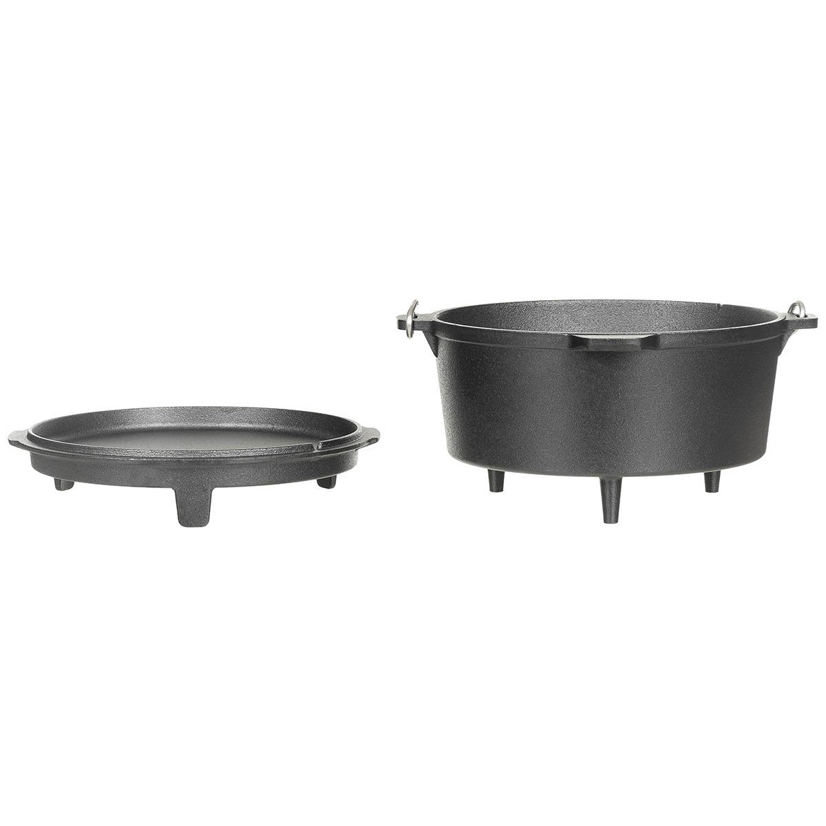Feuertopf, "Dutch Oven", Gusseisen, ca. 3,8 l-Essen/Trinken/Kochen-Krisenbedarf