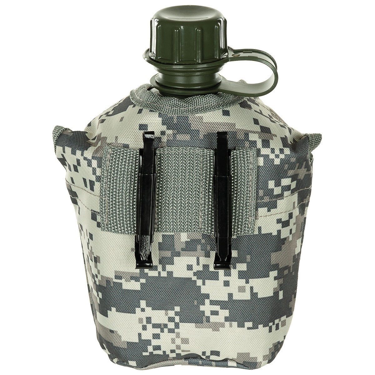 US Plastikfeldflasche, 1 l, Hülle, AT-digital-33 Essen/Trinken/Kochen-Krisenbedarf