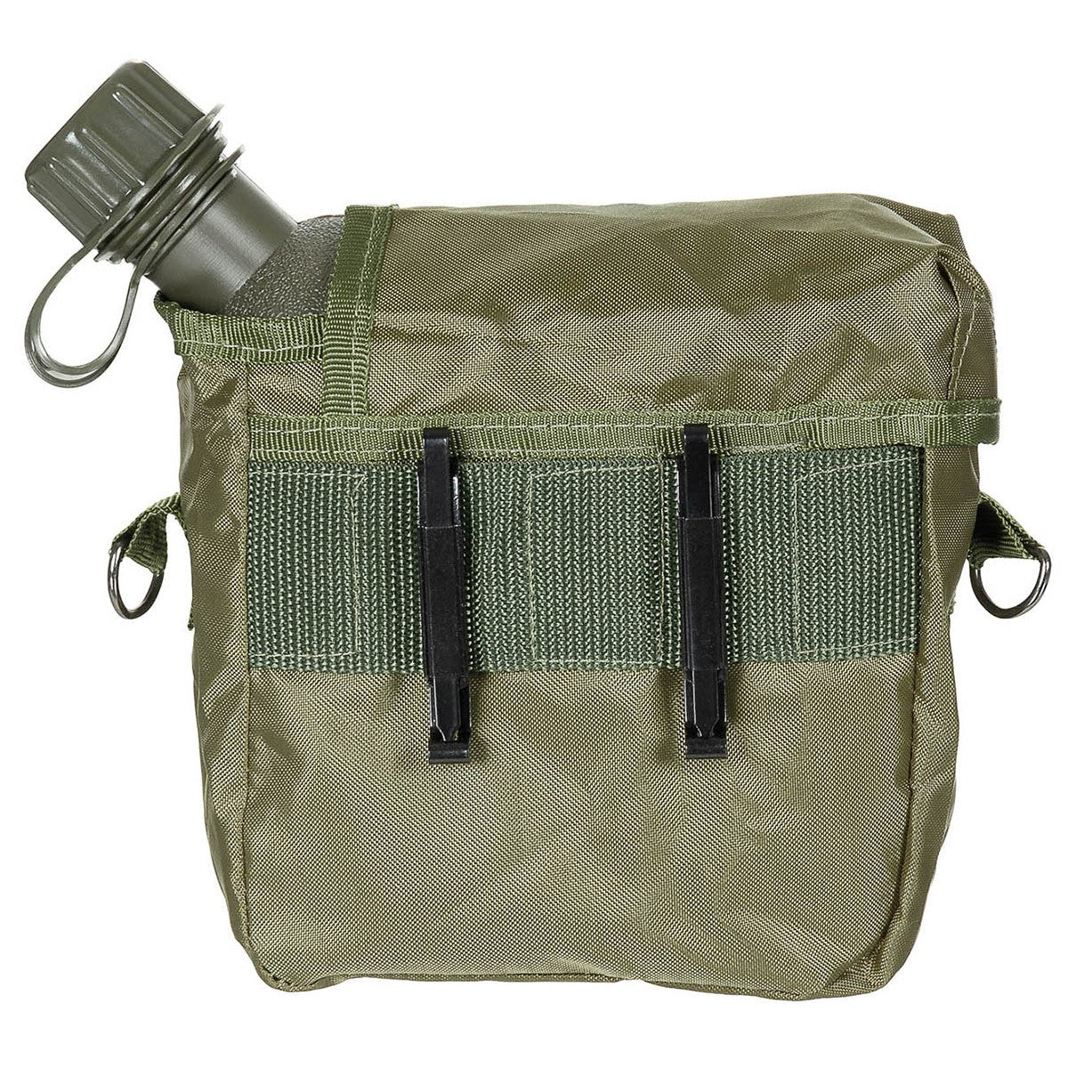 US Feldflasche, eckig, mit Hülle, oliv, 2 Qt-Essen/Trinken/Kochen-Krisenbedarf