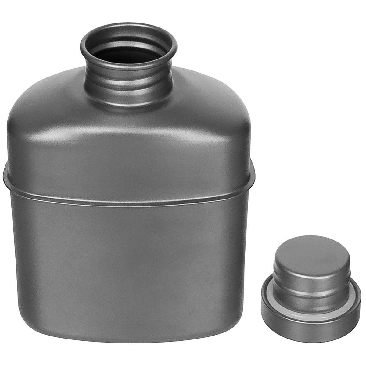 Trinkflasche, Titan, ca. 1 l, mit Tasche-Essen/Trinken/Kochen-Krisenbedarf