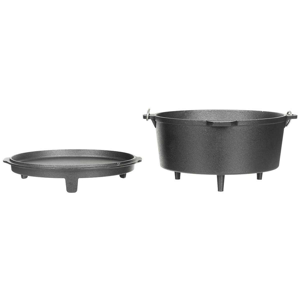 Feuertopf, "Dutch Oven", Gusseisen, ca. 5,7 l-33 Essen/Trinken/Kochen-Krisenbedarf