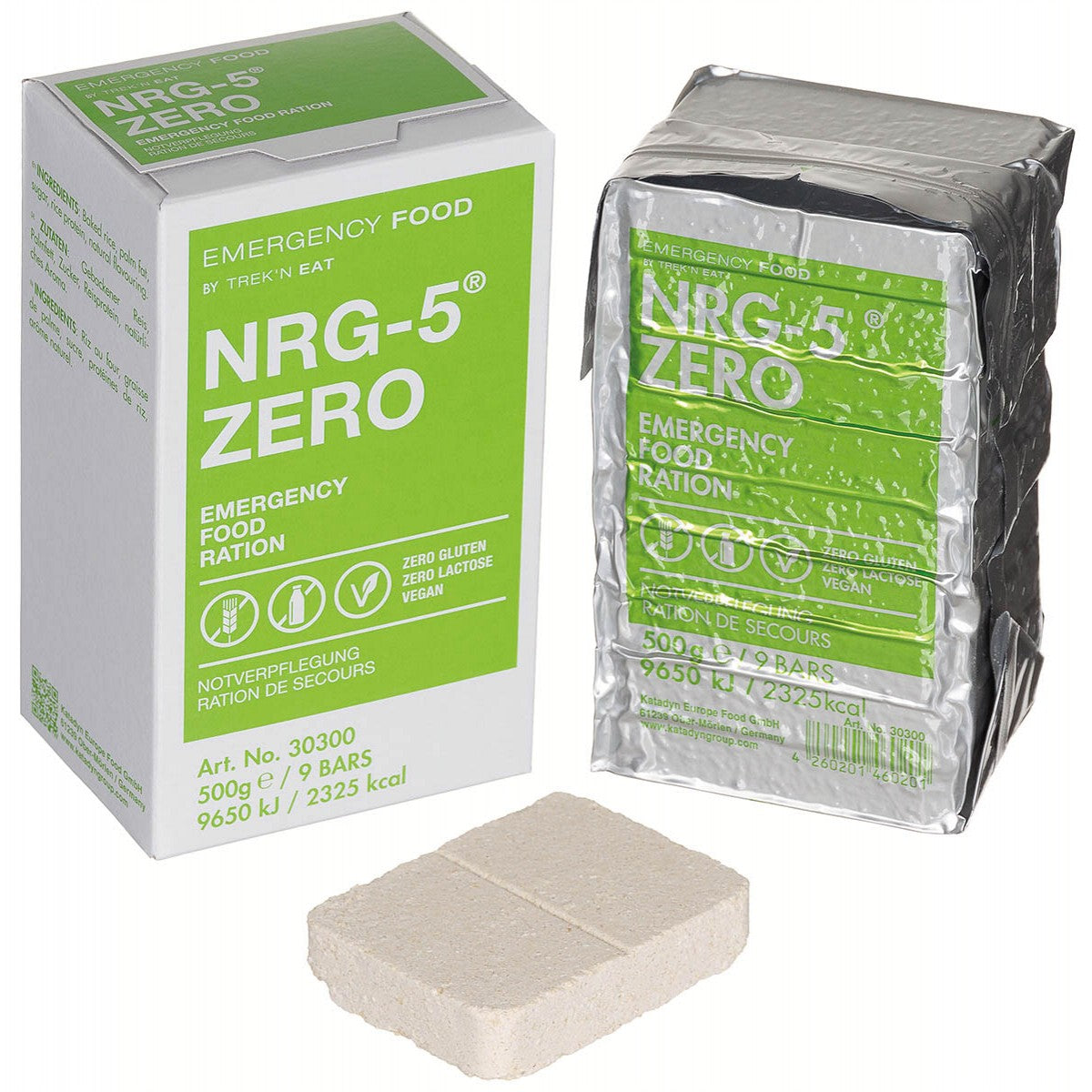Notverpflegung, NRG-5, ZERO, 500 g (9 Riegel)