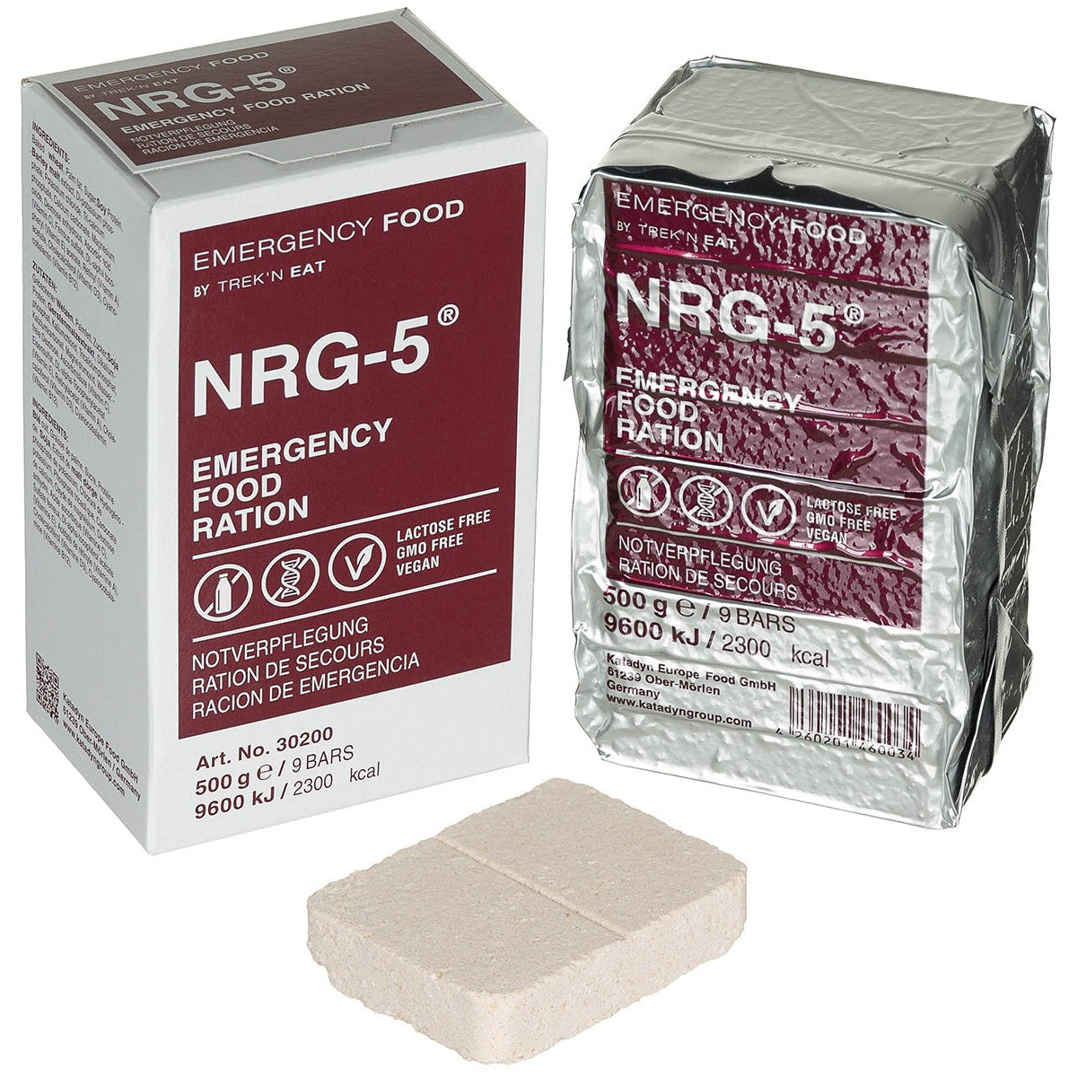 Notverpflegung, NRG-5, 500 g (9 Riegel)