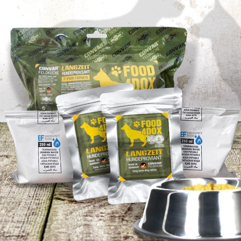 5 x CONVAR Feldküche FOOD-4DOX Pack mit Wasser