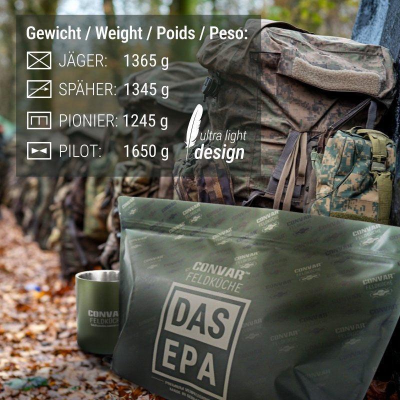 5 x DAS EPA PIONIER-Notvorrat Pakete-Krisenbedarf