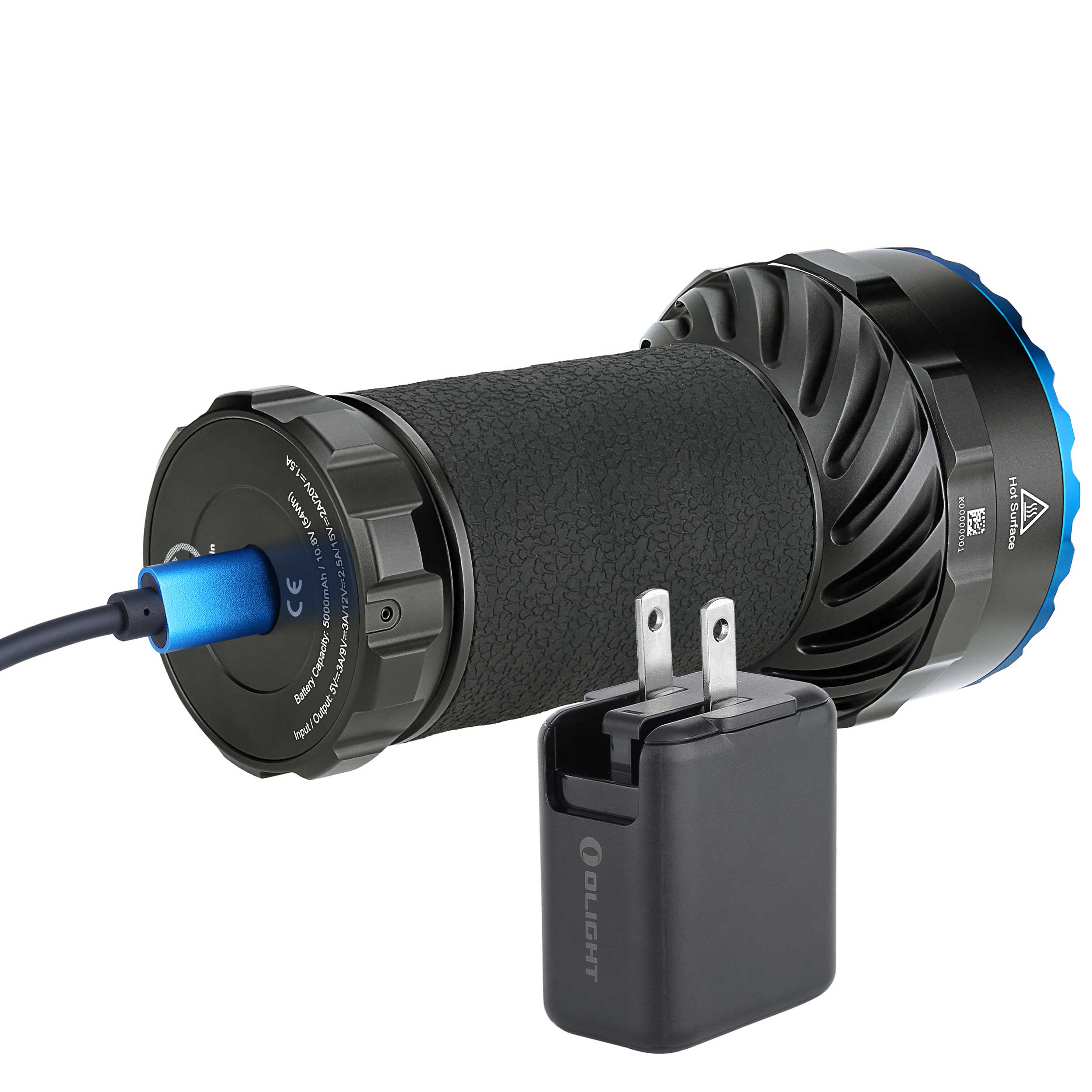 Olight - Marauder 2 Cool White Akku-Taschenlampe - 14000 Lumen, Reichweite 800 m