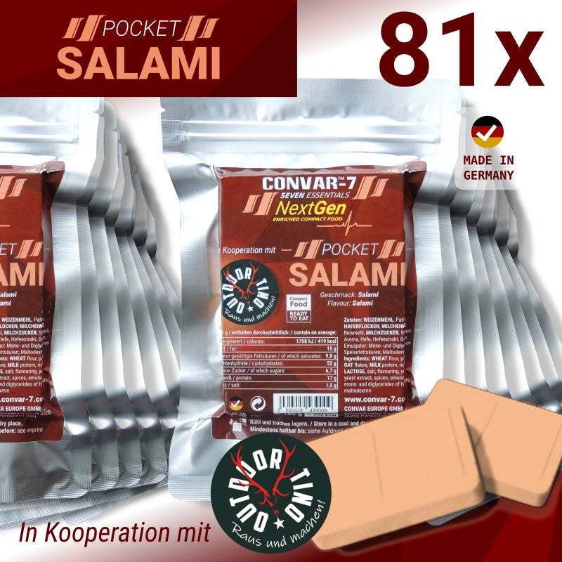 CONVAR-7 NextGen Energy Bar - Pocket Salami (120g) 81x
