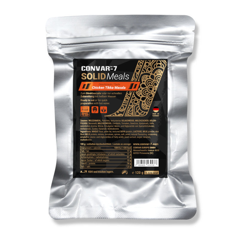 CONVAR-7 Solid Meals Chicken Tikka Masala (120g) 81x