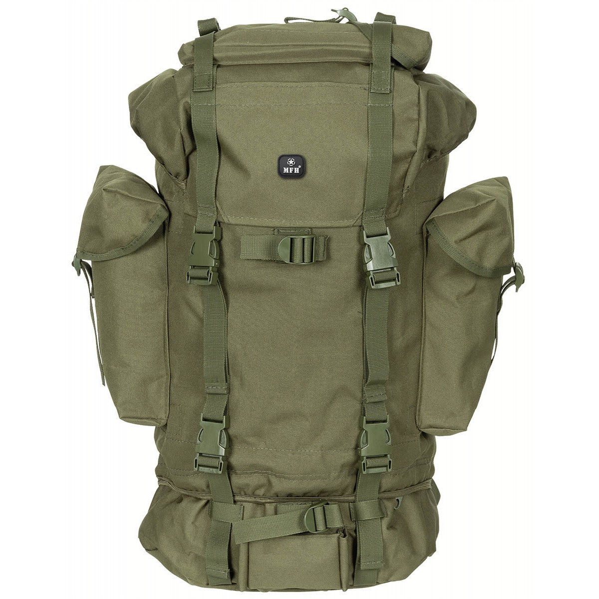 BW Kampfrucksack, 65 l, Alu-Aussteifung, oliv-Taschen/Rucksäcke/Holster-Krisenbedarf