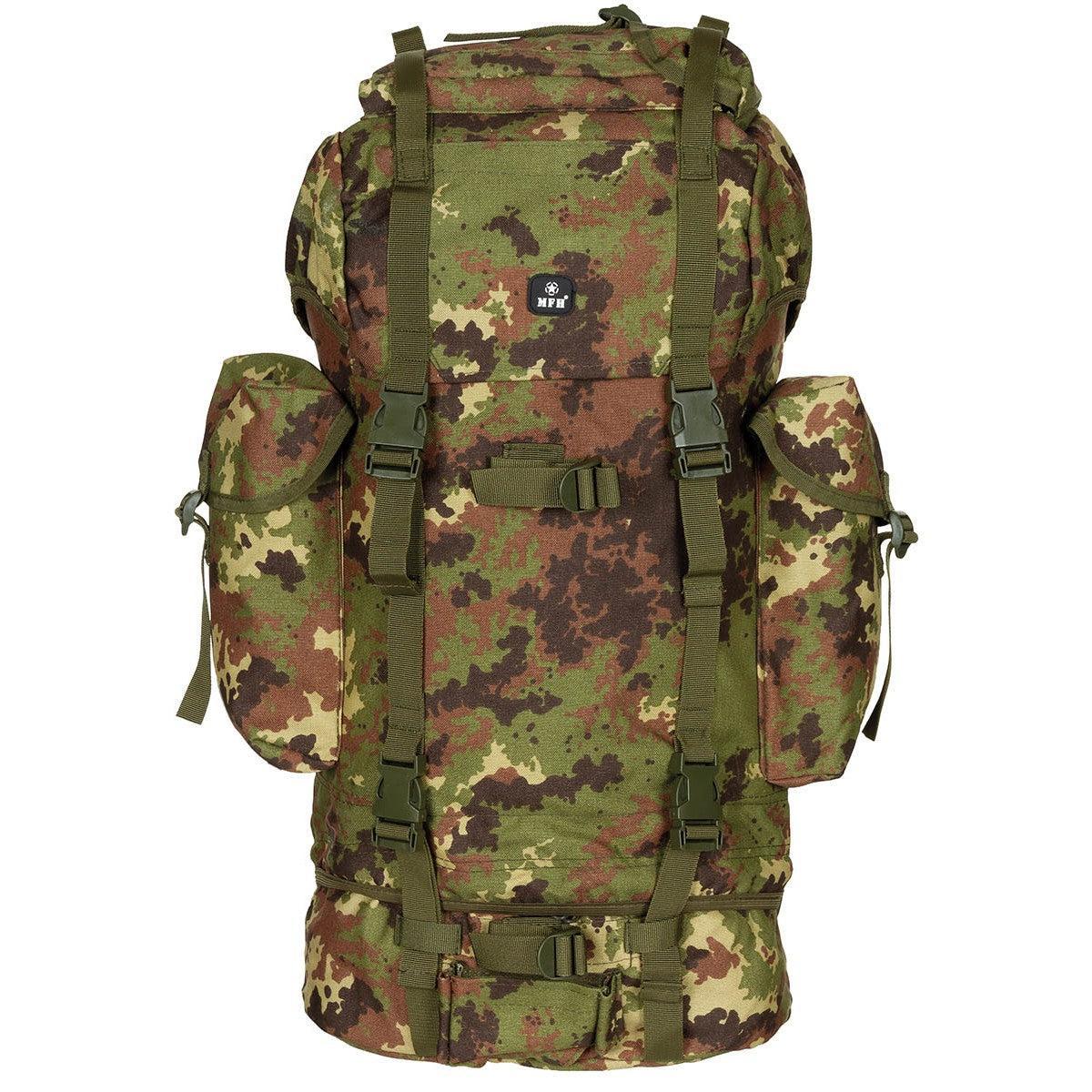 BW Kampfrucksack, 65 l, Alu-Aussteifung, vegetato-Taschen/Rucksäcke/Holster-Krisenbedarf
