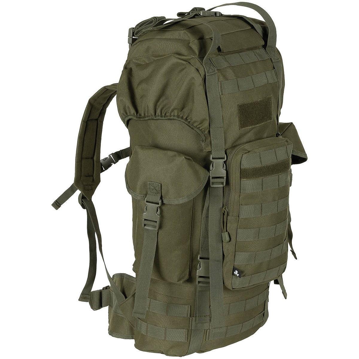 BW Kampfrucksack, "MOLLE", 65 l, Alu-Aussteifung, oliv-Taschen/Rucksäcke/Holster-Krisenbedarf
