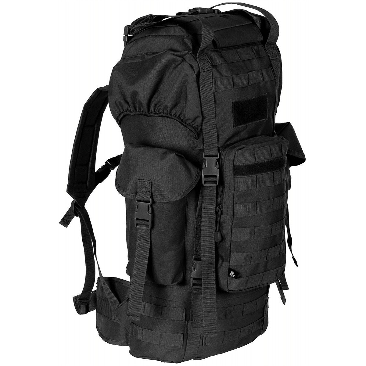 BW Kampfrucksack, "MOLLE", 65 l, Alu-Aussteifung, schwarz-Taschen/Rucksäcke/Holster-Krisenbedarf