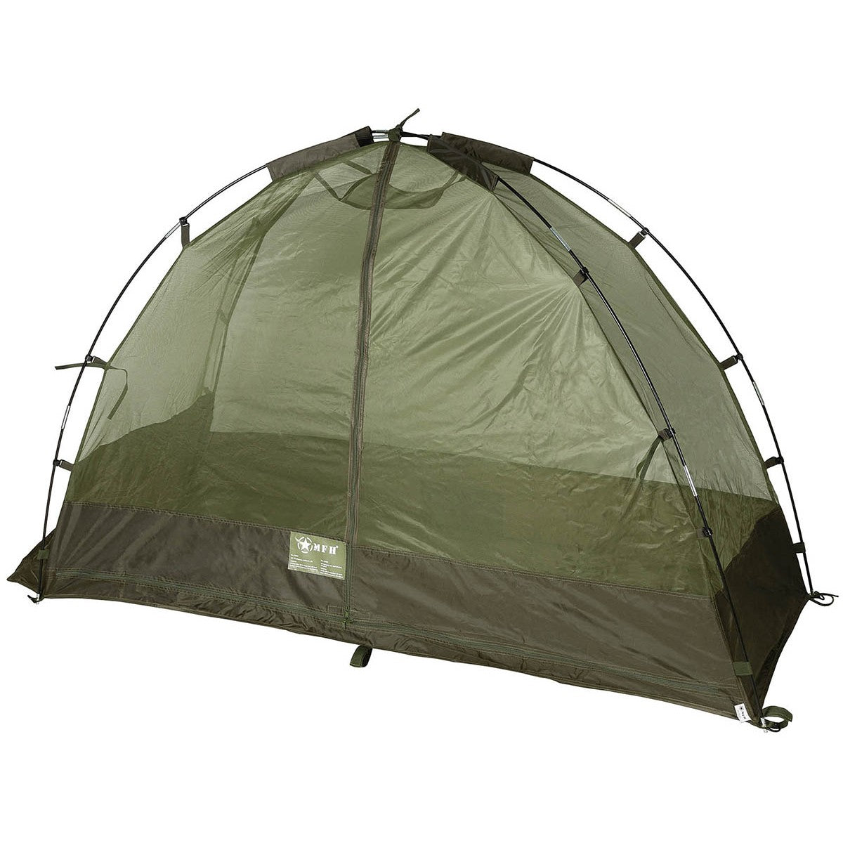 Brit. Moskitonetz, Zeltform, oliv-Schlafsäcke/Camping-Krisenbedarf