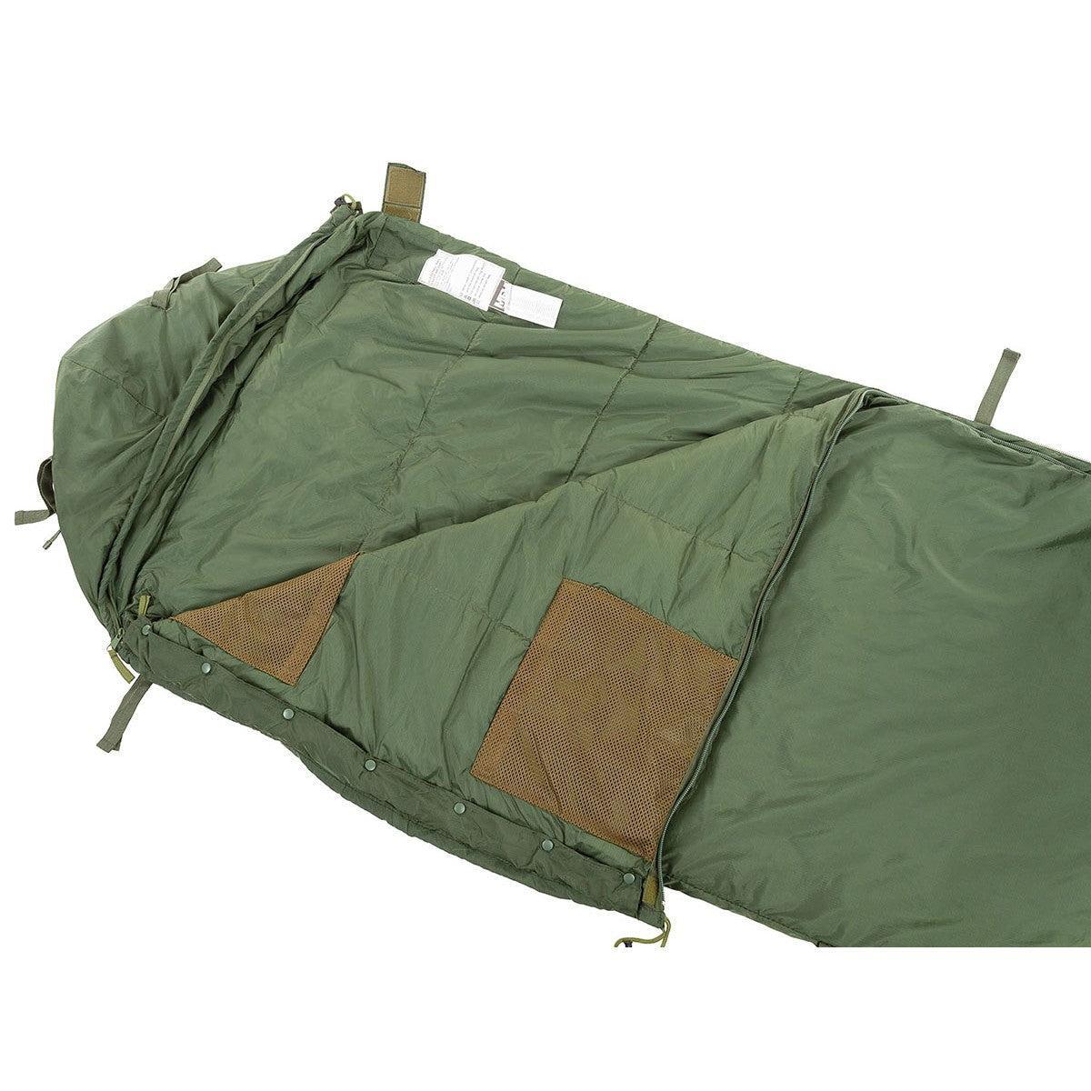 Brit. Schlafsack, oliv, "Light Weight"-31 Schlafsäcke/Camping-Krisenbedarf