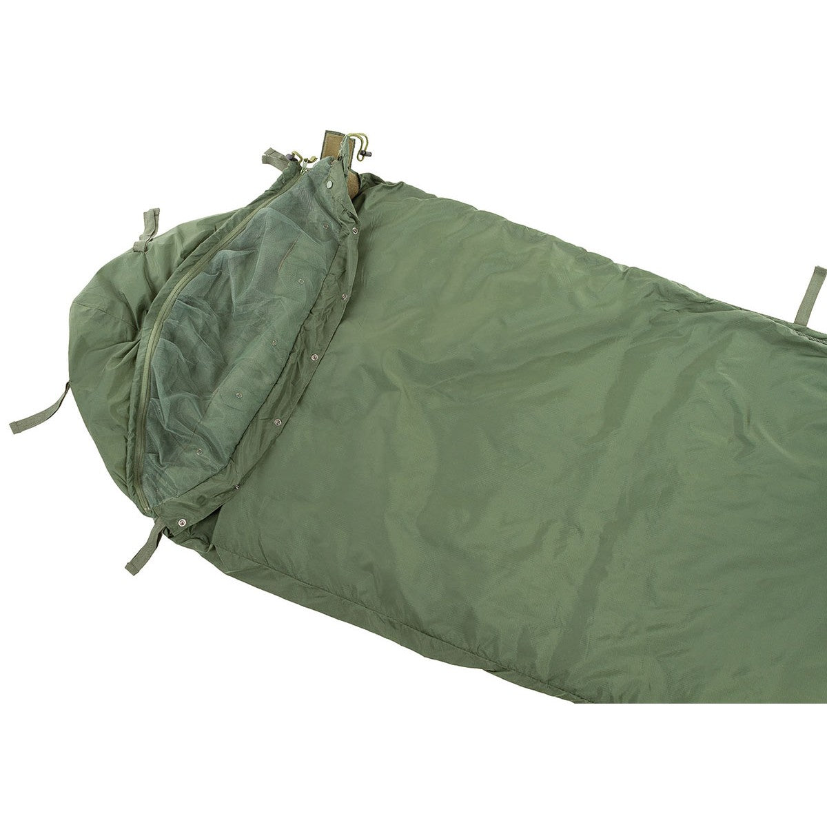 Brit. Schlafsack, oliv, "Light Weight"-31 Schlafsäcke/Camping-Krisenbedarf