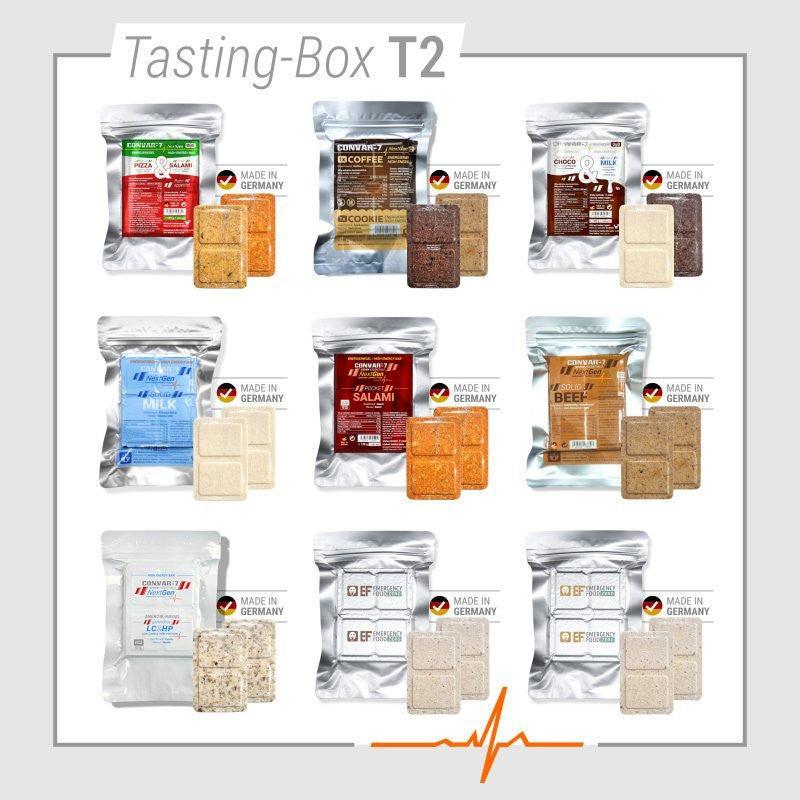 CONVAR-7 NextGen Energy Bar - Tasting Box 2 9x9 Riegel