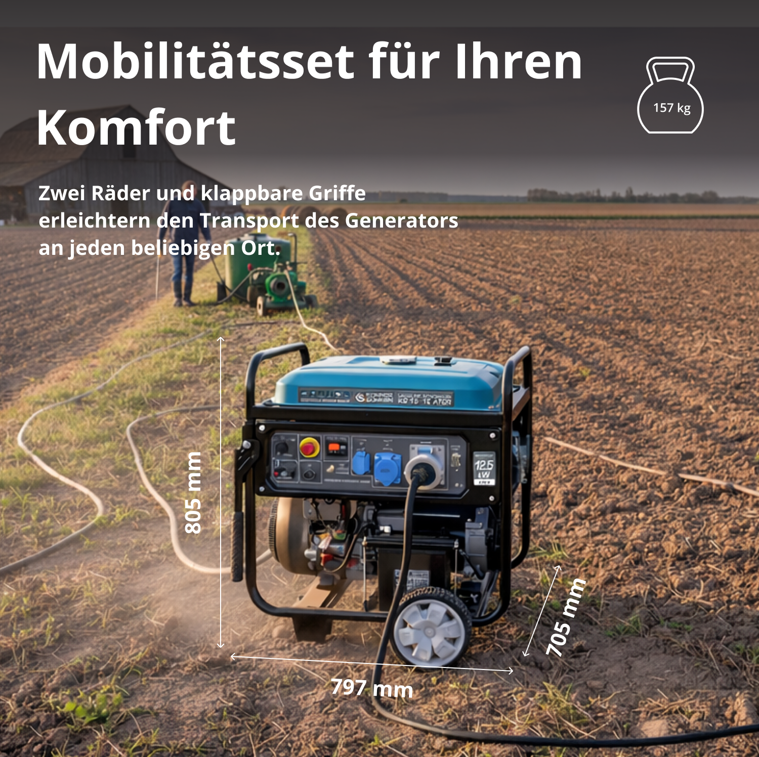 Benzin-Generator KS 15-1E ATSR – Benzin-Stromerzeuger