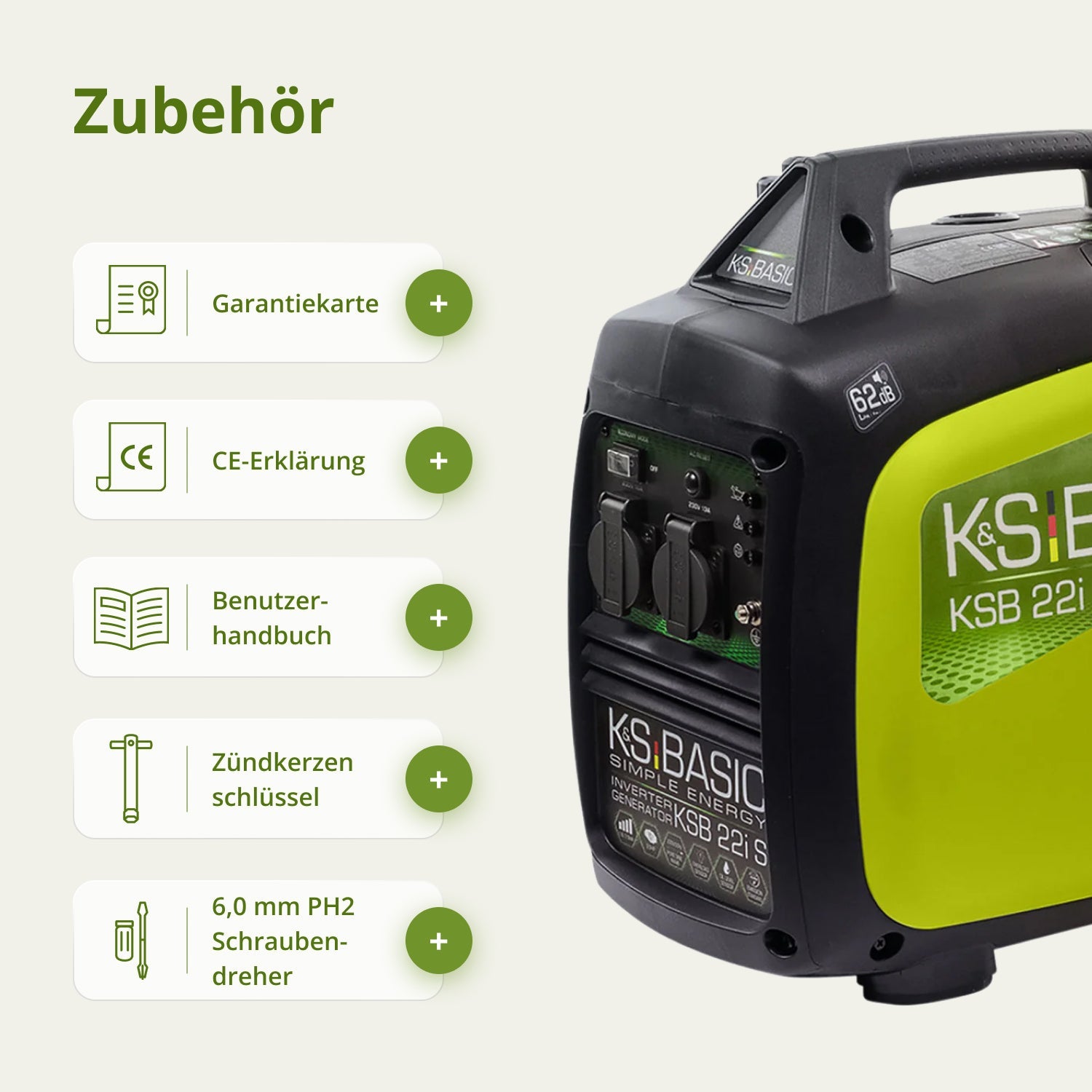 Inverter-Generator KSB 22i S – Inverter-Generatoren