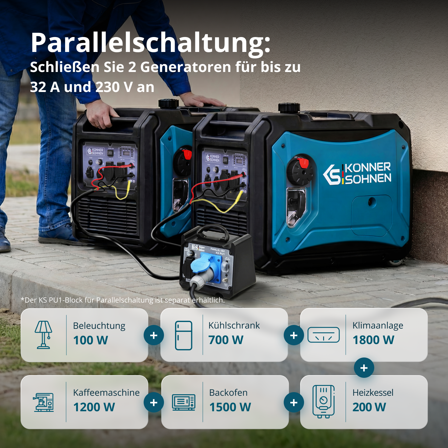 LPG/Benzin-Inverter-Generator KS 4000iEG S – Inverter-Generatoren