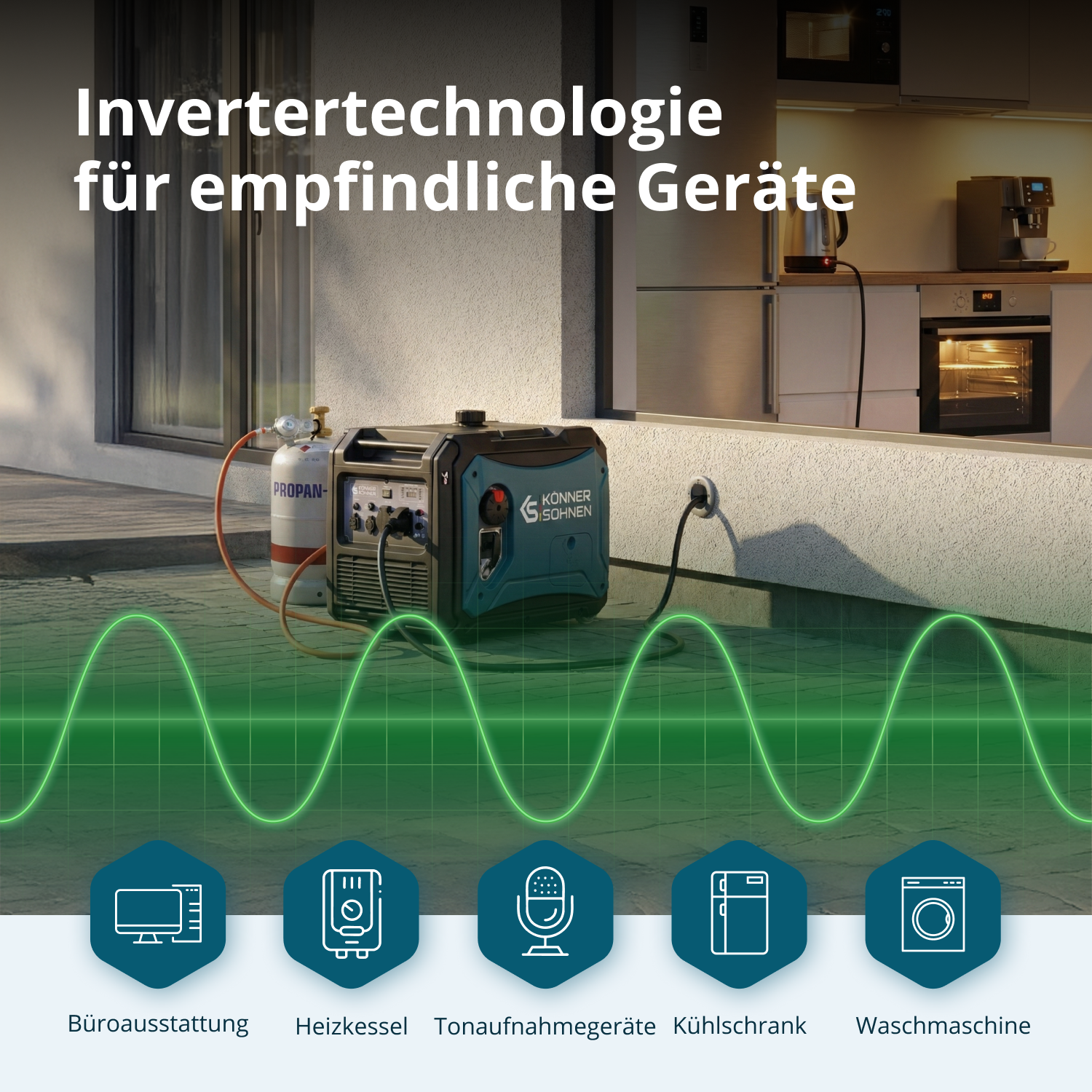 LPG/Benzin-Inverter-Generator KS 4000iEG S – Inverter-Generatoren