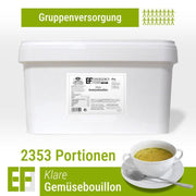 EF MEALS Klare Gemüsebouillon (Suppe) (8kg) (ESL)