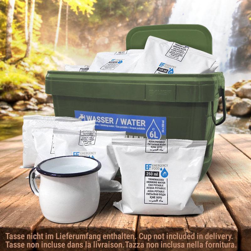 Emergency Food Wassereimer 6L (24 x 250ml)
