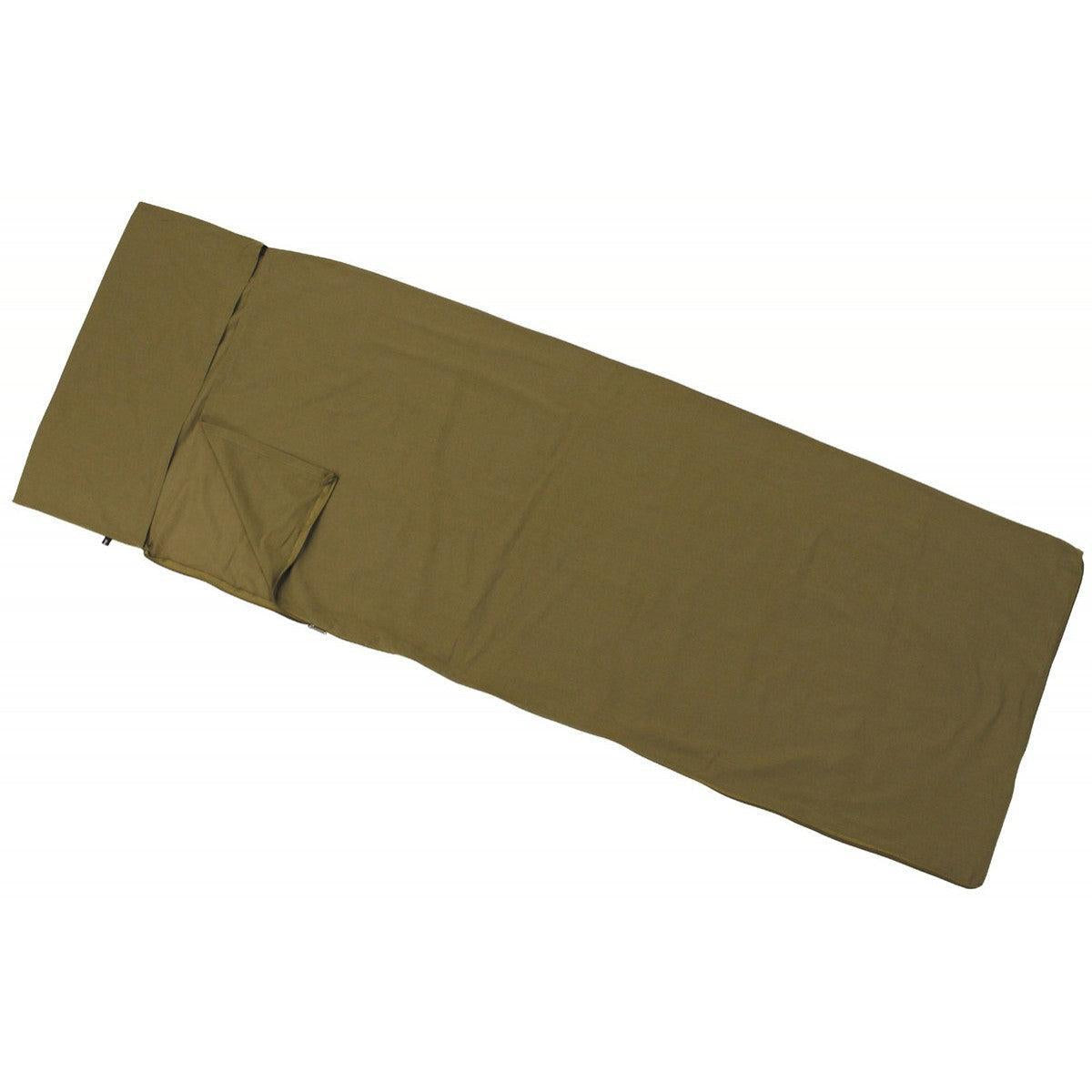 Hüttenschlafsack, "Lusen", coyote tan-Schlafsäcke/Camping-Krisenbedarf