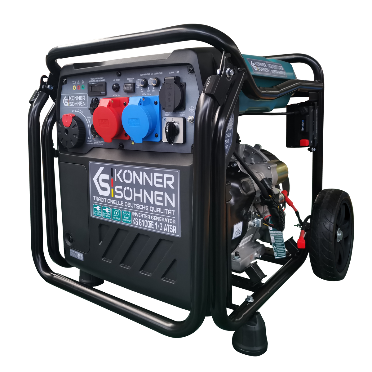 Inverter-Stromerzeuger KS 8100iE 1/3 ATSR