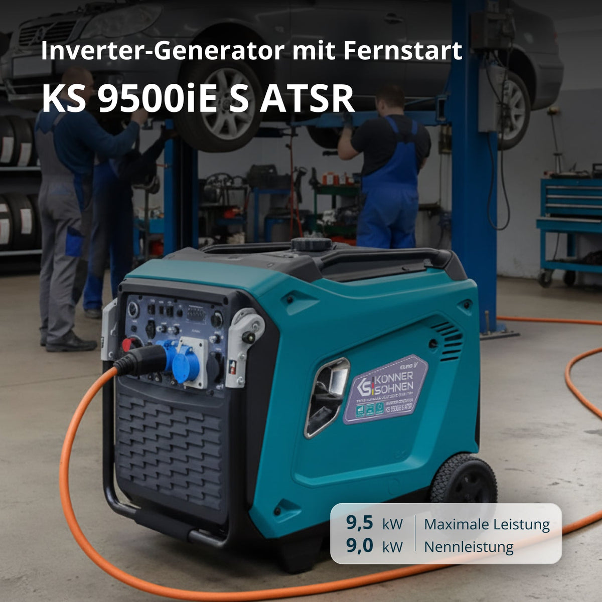 Invertergenerator KS 9500iE S ATSR