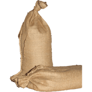 Loidhold Jute Sandsäcke gefüllt mit Rundkies