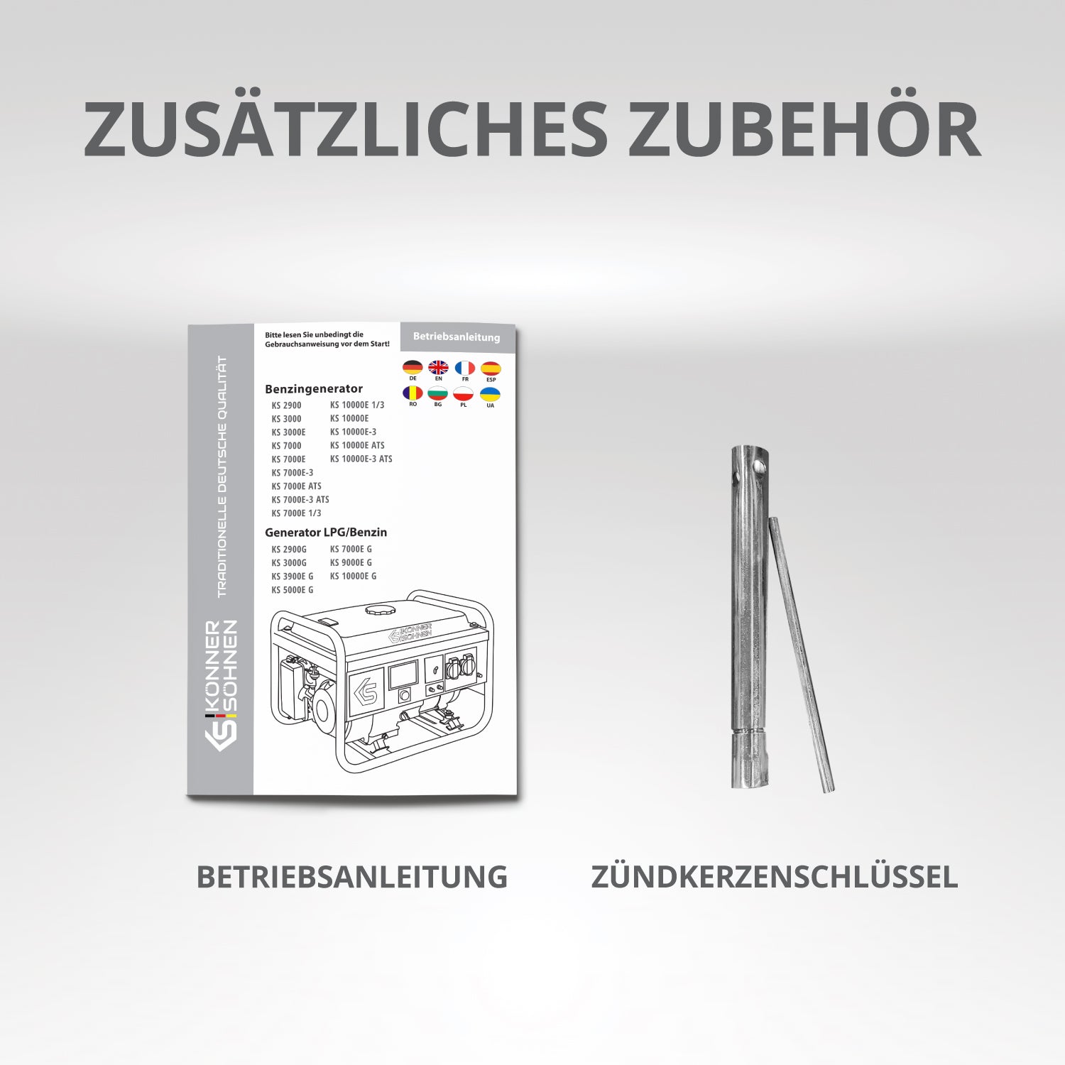 Benzin-Generator KS 2900 – Benzin-Stromerzeuger