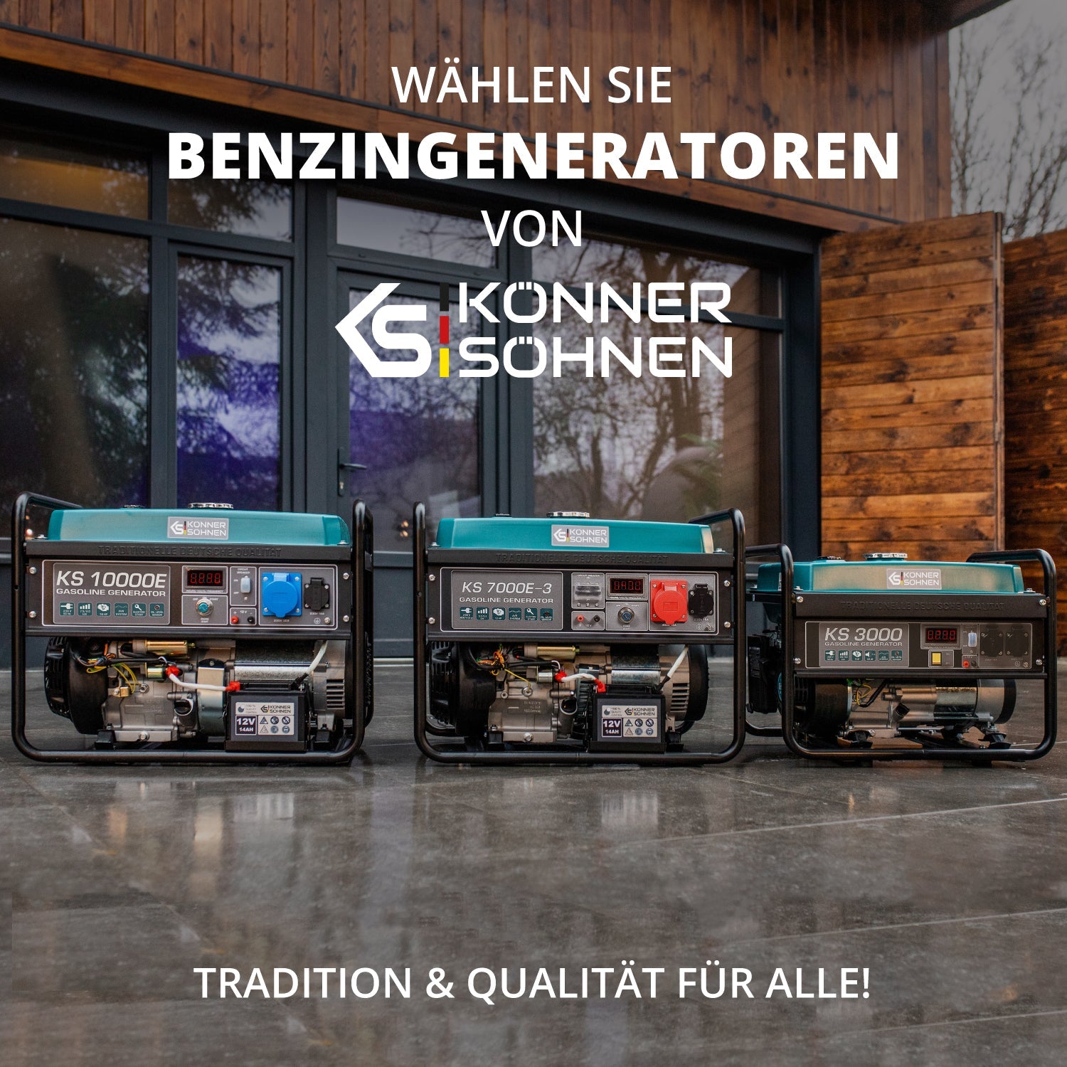 Benzin-Generator KS 2900 – Benzin-Stromerzeuger