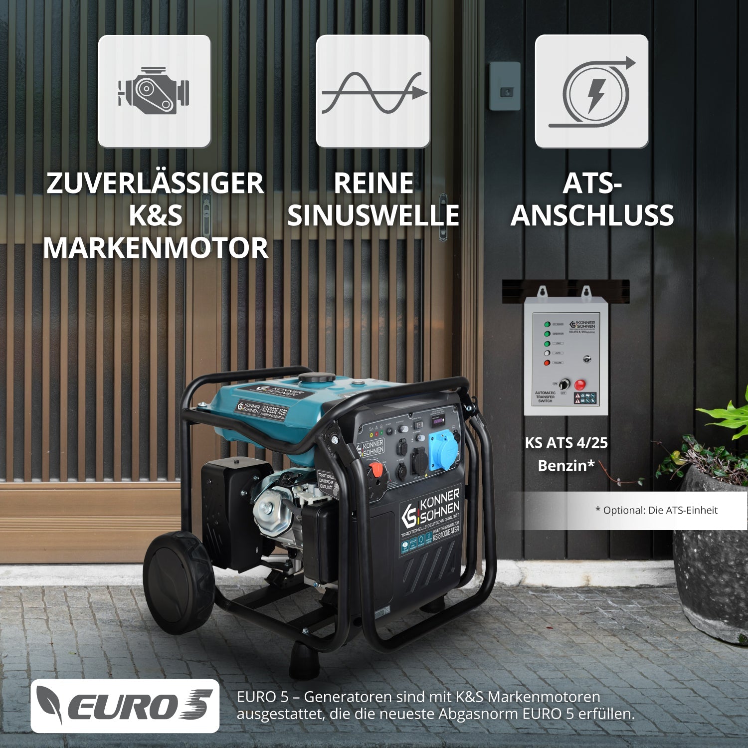 Inverter-Generator KS 8100iE ATSR – Inverter-Generatoren