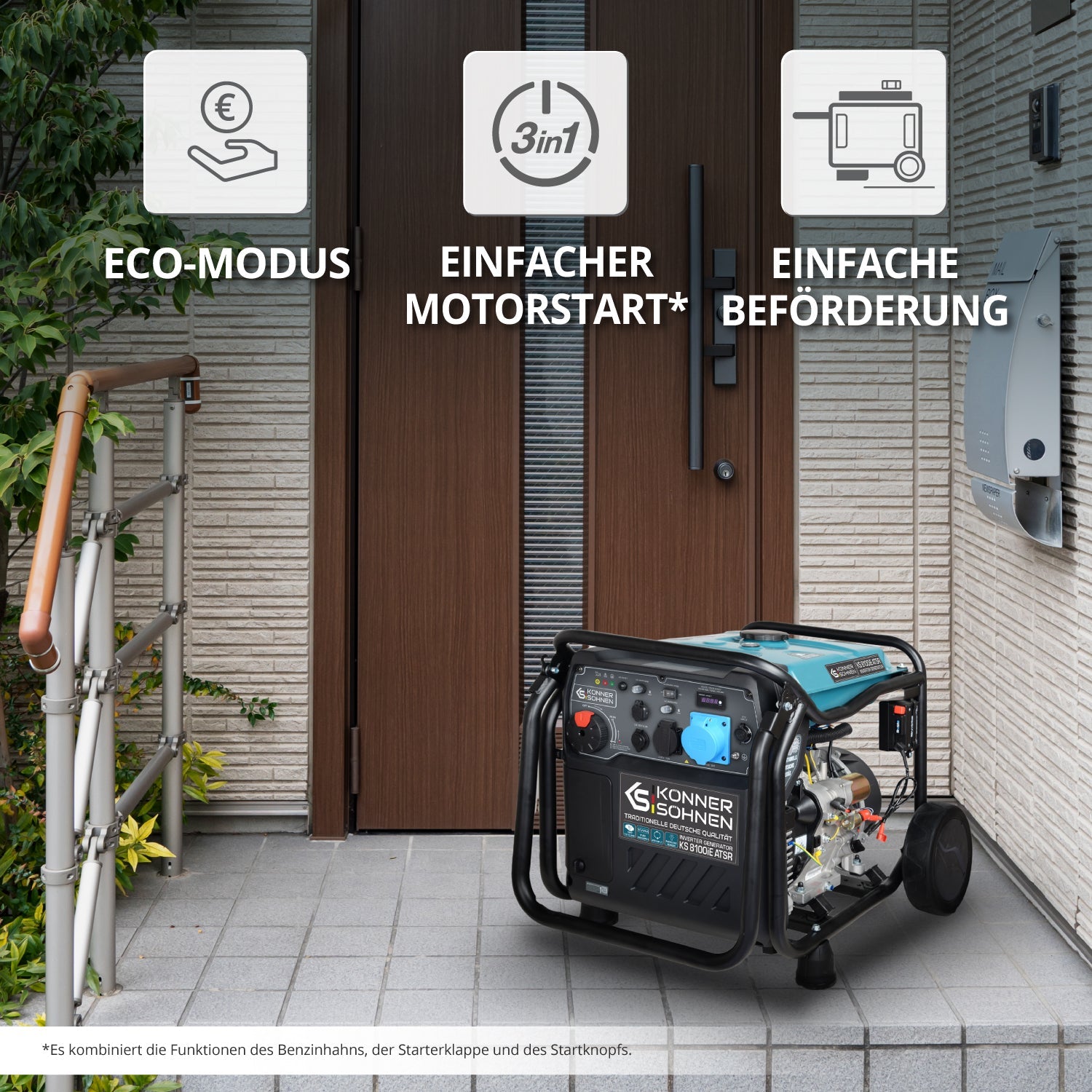 Inverter-Generator KS 8100iE ATSR – Inverter-Generatoren