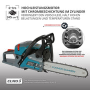 Benzin-Kettensäge KS CS21G-13 – Könner & Söhnen