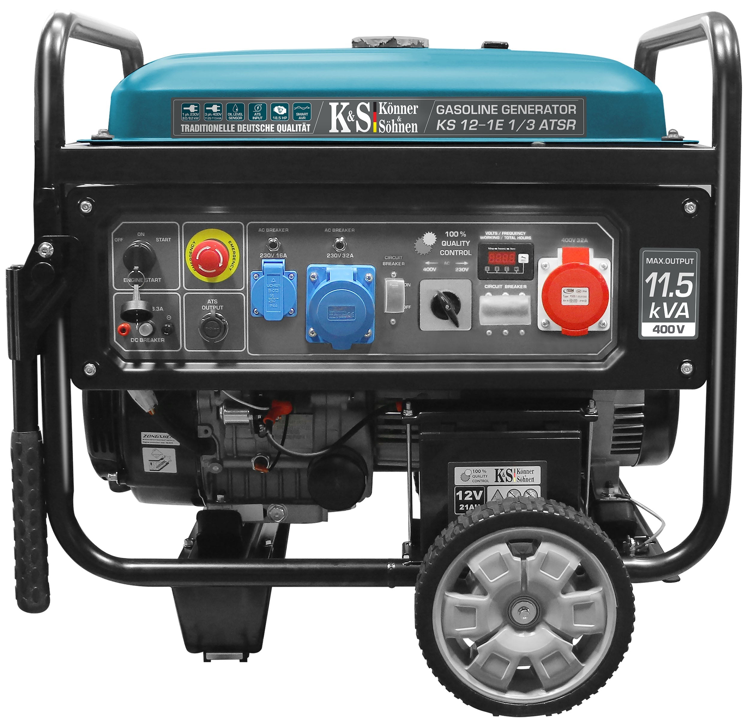 Benzin-Generator KS 12-1E 1/3 ATSR – Benzin-Stromerzeuger