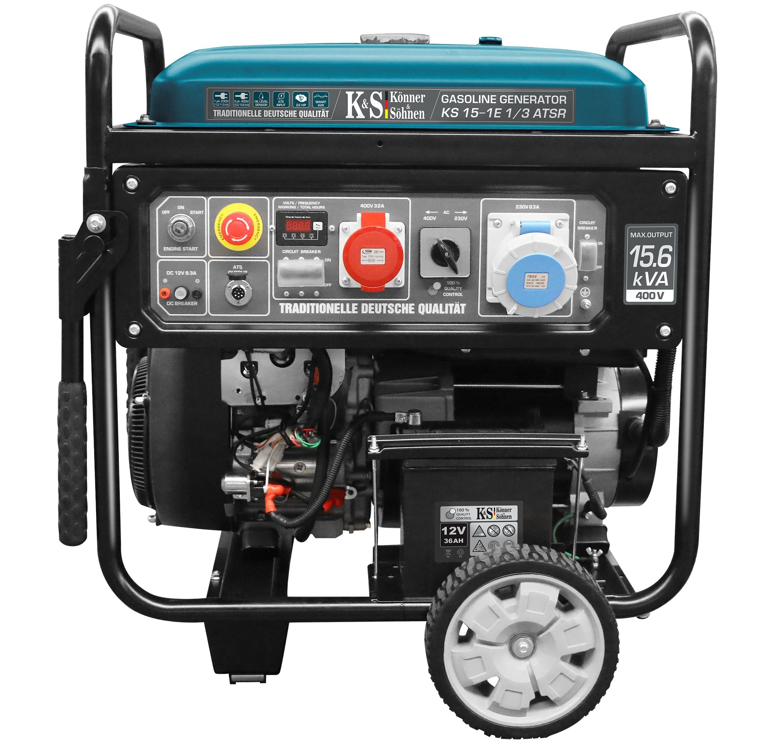 Benzin-Generator KS 15-1E 1/3 ATSR – Benzin-Stromerzeuger